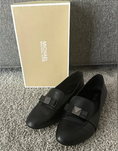 Michael Michael Kors Black Leather Shoes Size 7.5