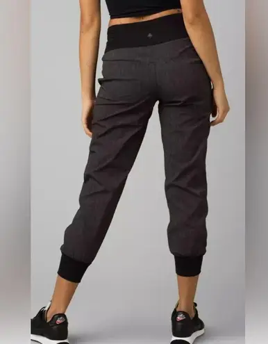 prAna BLACK MID RISE SUMMIT JOGGER PANTS SZ XSmall