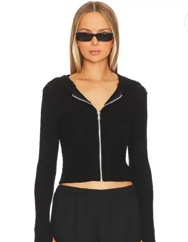 Michael Lauren Women’s XS Brees Classic Zip Up Heart W/ Gold Foil Side Seam