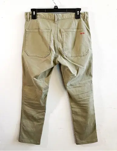 Ba&sh  Pants The Csally Jeans in Kaki Light Army Green Sz US4 Sz 4 GUC