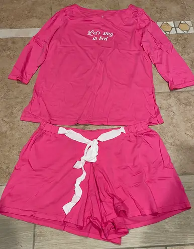 Kate Spade Two Piece Pink Sleep Wear