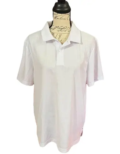 32 Degrees Heat 32 Degrees Cool Womens White Polo Shirt Size Large NWOT