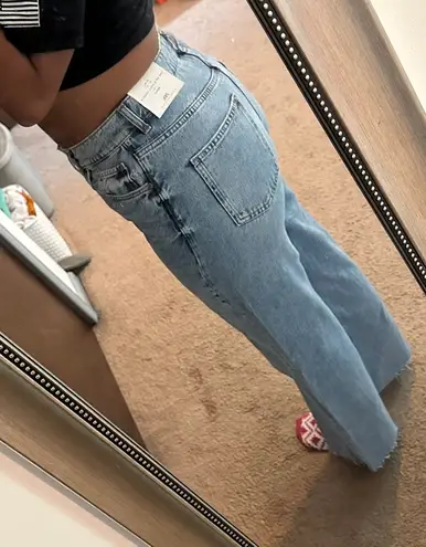 ZARA Blue Straight Leg Jeans