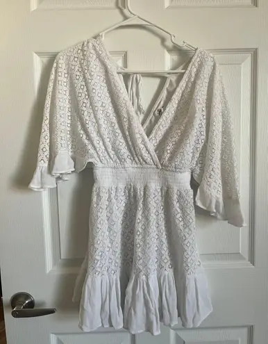 Boutique White Lace Dress