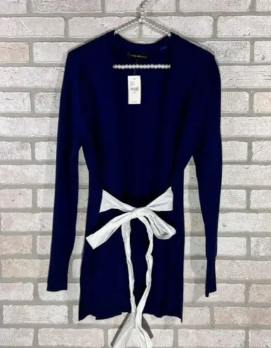 Lane Bryant  NWT Navy Open Front Cardigan Sweater Size 10/12