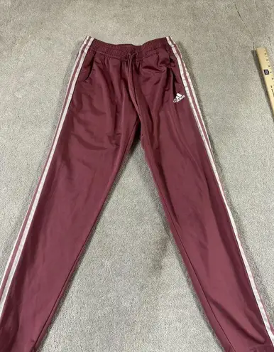 Adidas  Essentials Track pants Joggers Tapered Zip Bottom Women's Size Small Pink