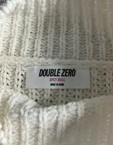 Double Zero White Sweater