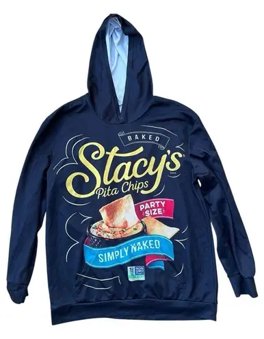 Stacy’s Pita Chips Hoodie Size XL Funny Novelty Sweatshirt Relaxation Black