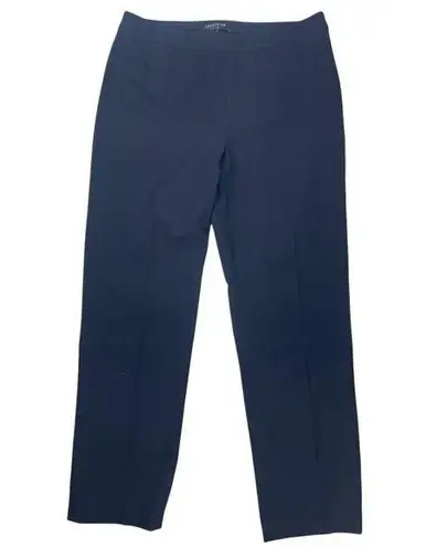 Lafayette 148 Wool Blend Taper Leg Dress Pants Navy Blue Size 0