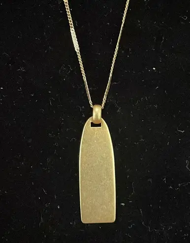 Madewell  gold tone pendant necklace