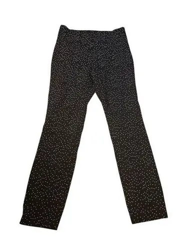 Jules & Leopold Polka Dot Pants Career Casual Black White Size L
