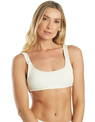 Quint Soul NWT Malibu High Rise Ivory/White Ribbed Bikini Set - S/M