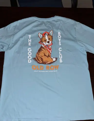 Old Row The Good Boys Club Corgi Short Sleeve Pocket Tee Size X-Large