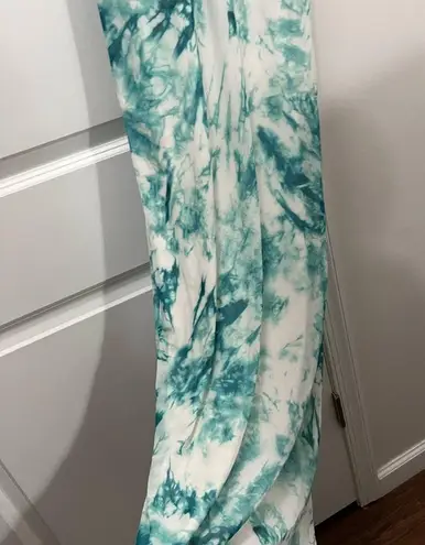 AFRM White Amina Tie Dye Slip Dress Size Small $78