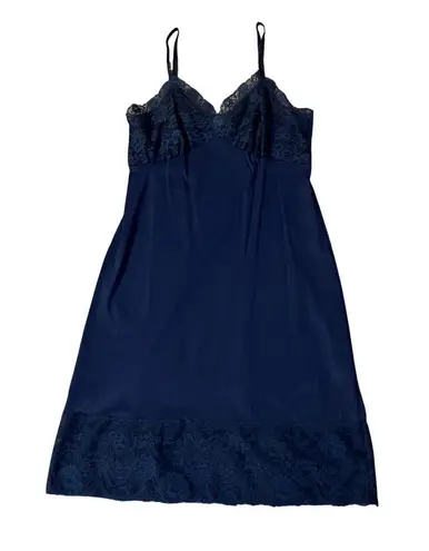 Van Raalte Full Slip Womens 36 Used Blue