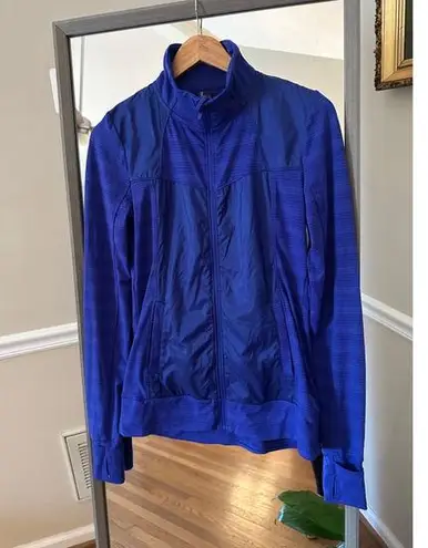 Mondetta Women's Blue Jacket With Thumbholes Size S