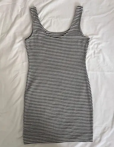 Sparkle & Fade striped tank dress small