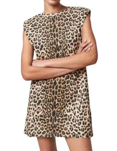 ALLSAINTS NWOT All Saints Coni Leopard Print Tank Mini Dress XS