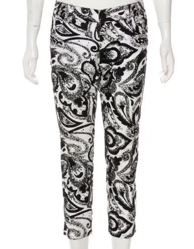 Alice + Olivia  jeans paisley Capri size 4‎