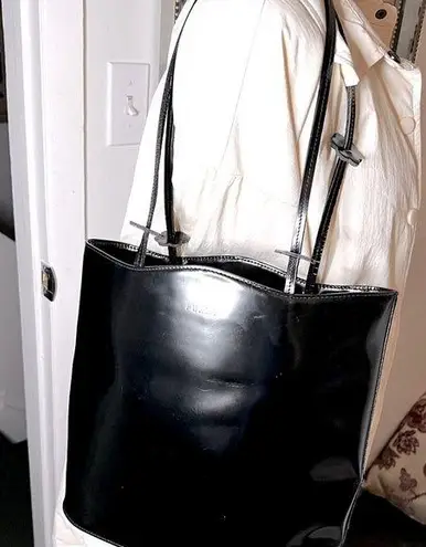 Furla Designer Black Leather Bag