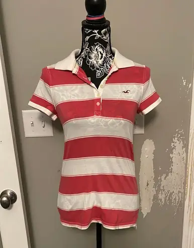 Hollister Striped Polo Shirt