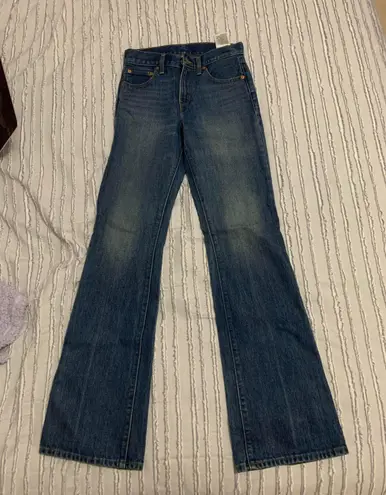 Levi’s Boot Cut Flare High Waisted Jeans Blue Size 25