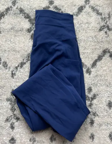 Buffbunny Rosa Pocket Leggings In Midnight Navy