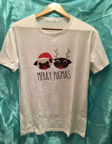 Christmas Pugs Shirt, XL