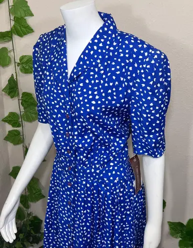 Karin Stevens Vintage 80’s 90’s Button Down Dress New