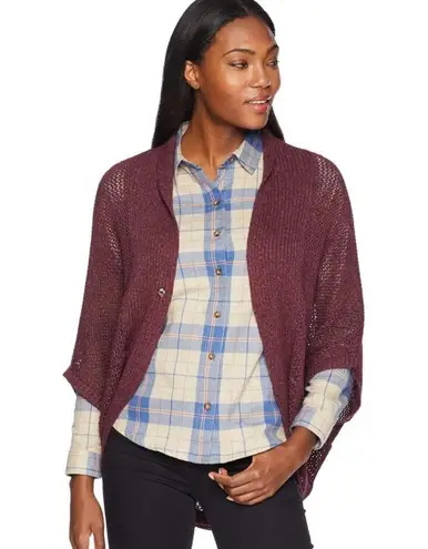 prAna Lima Cardigan in Black Cherry