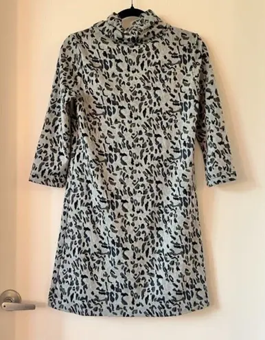 Tyler Böe Kim Leopard Dress Size XS Blue