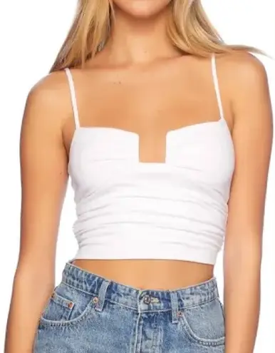 Susana Monaco - Angle Wire Gathered Tank Top in Sugar