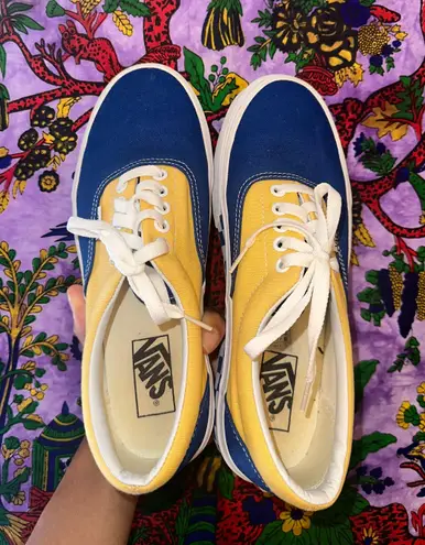 Vans blue, yellow, and white checkered print - Image 2