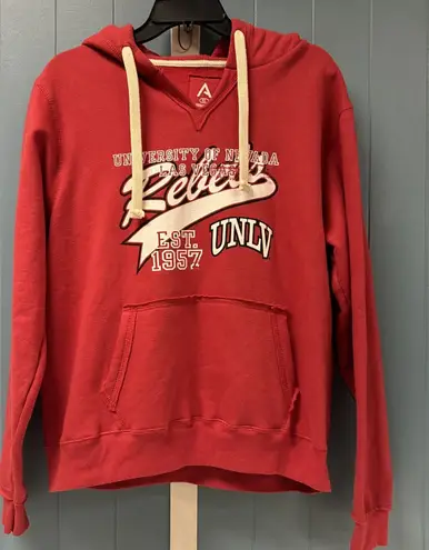 Stadium Athletics UNLV Runnin’ Rebels Hoodie Sweatshirt Size XL Red Oversized Womens Las Vegas