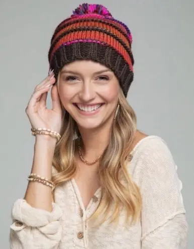 NEW Ruggine Campfire Knit Beanie with Pom Pom