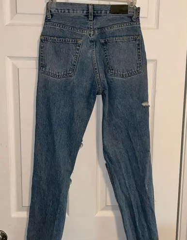 Carmar Denim Carmar Womens Light Wash Straight Leg Jeans Size 23 Distressed Frayed Hem 