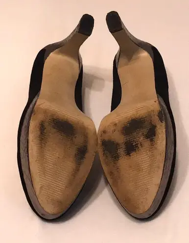 Audrey Brooke Berry 2 Snake Print Plattform Heels. 