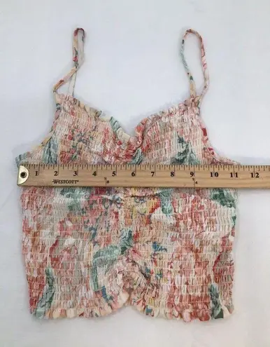 O'Neill O’Neill Emmaline Allover Smocked Adjustable Strap Tank Top Size XS