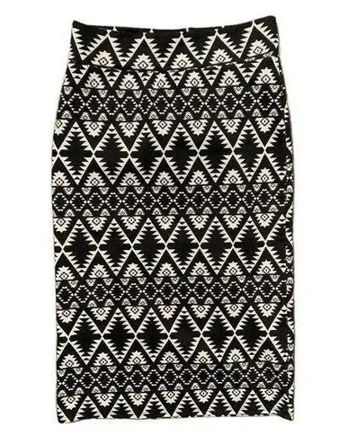 Boutique | Aztec Print Pencil Skirt Size Small Modest Knee Length Patterned