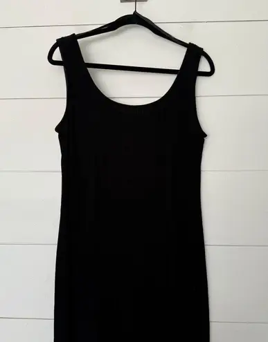 Alex Evenings Women’s 16 Black Ribbed Tank Dress