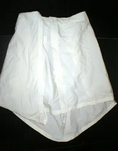 Jil Sander NWT New White Skirt Italy Asymmetric High Low Designer Womens 10