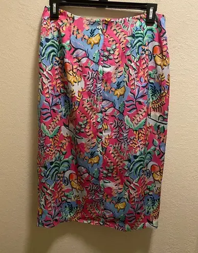 J. McLaughlin  Blakely Freshfield Floral Maxi Skirt Size 4