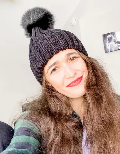 Boutique Crisp And Cozy Winter Pom Hat