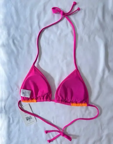 Body Glove NWT Dita Triangle Slider Bikini Top - Flamingo Pink - S