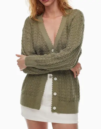 Wilfred Aritzia Women's Cardigan Green Size undefined