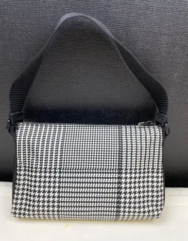 Lauren Ralph Lauren Women's Houndstooth Shoulder Bag Hand Bag SKU 6136 Black