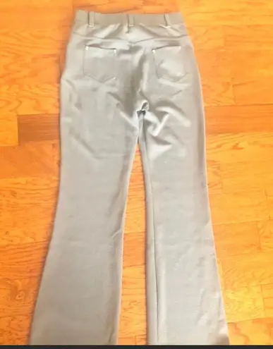 Grey Stretch Bootcut Flare Leg Pants Gray Size M