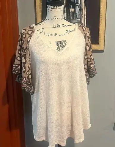 Ces Femmes Ruffle Sleeve Loose