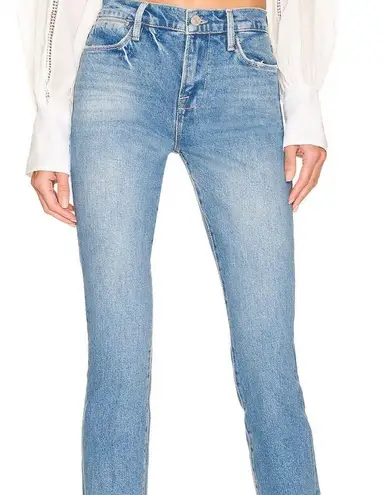 Frame Blue Le High Straight Leg Jeans