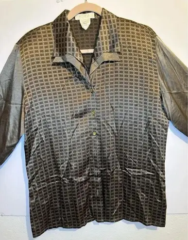 Neiman Marcus Escada Vintage Silk Blouse Size 40/ S